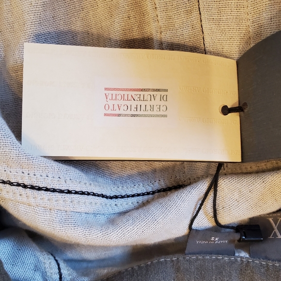 Men's Armani Exchange Light Button Up Jacket - Picture 7 of 7